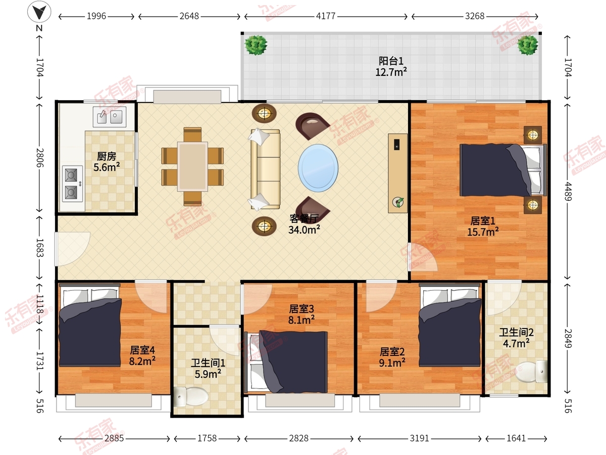 碧桂园翡翠山户型图