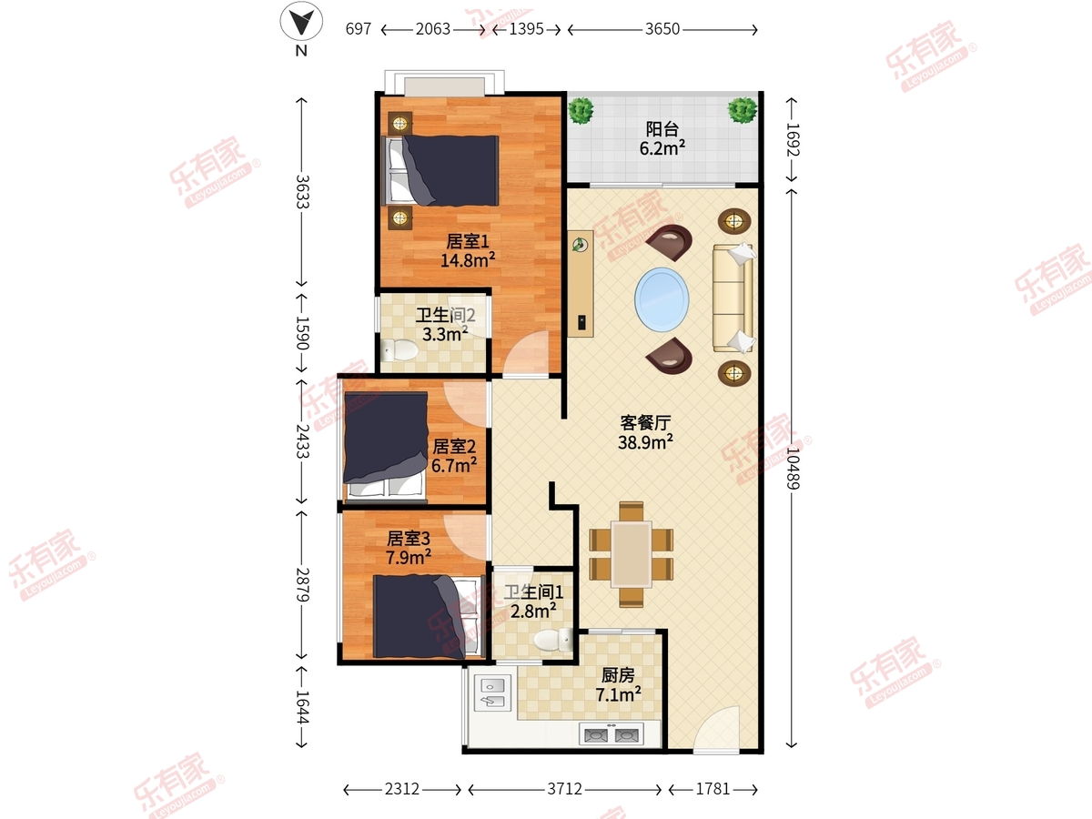 龙光城北区四期户型图