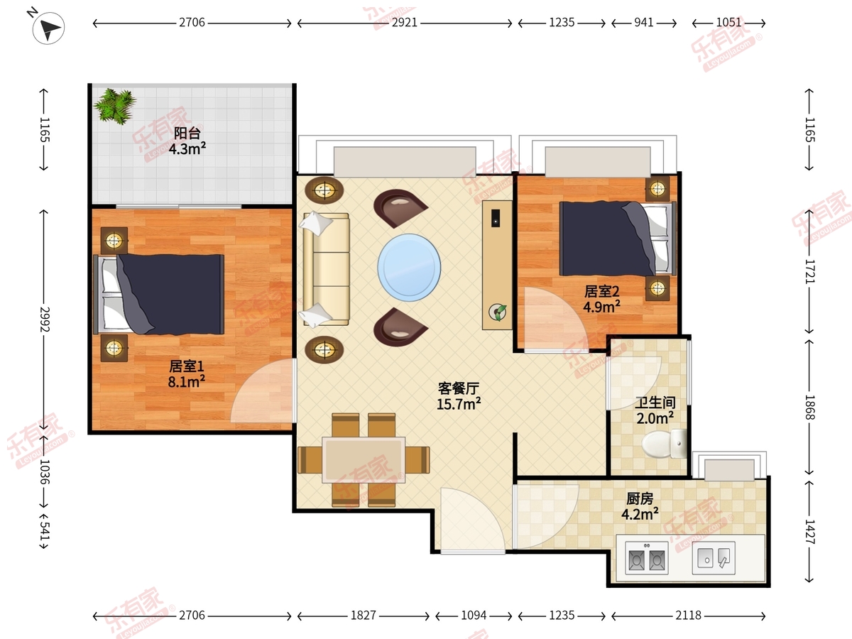 富通九曜公馆户型图