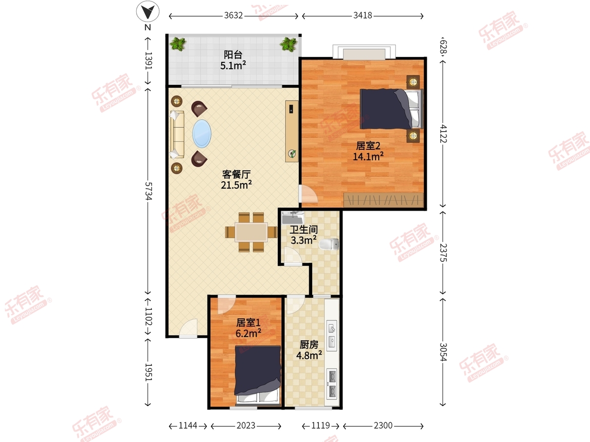 理想家园户型图