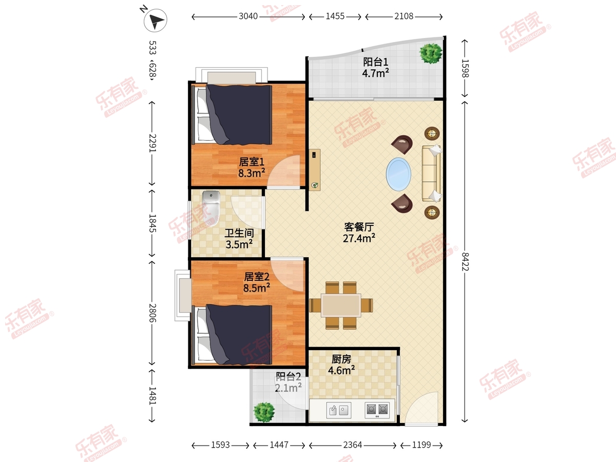 中城康桥二期户型图