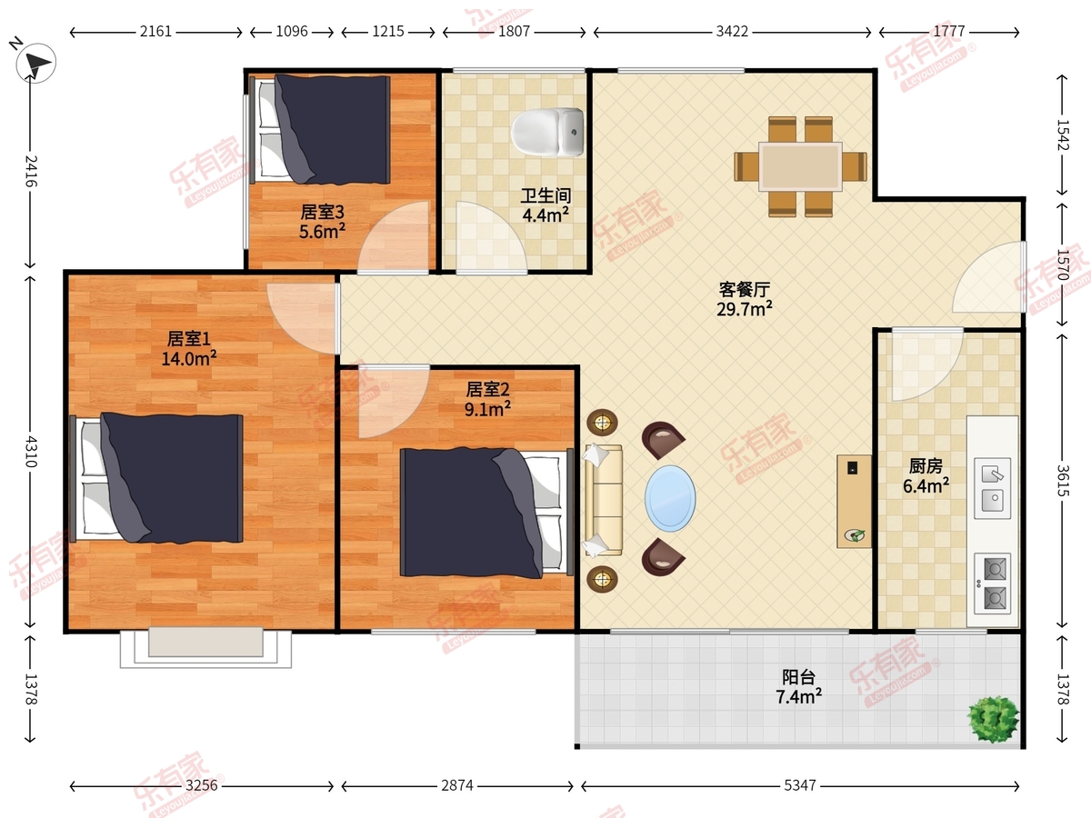 大族河山一期户型图