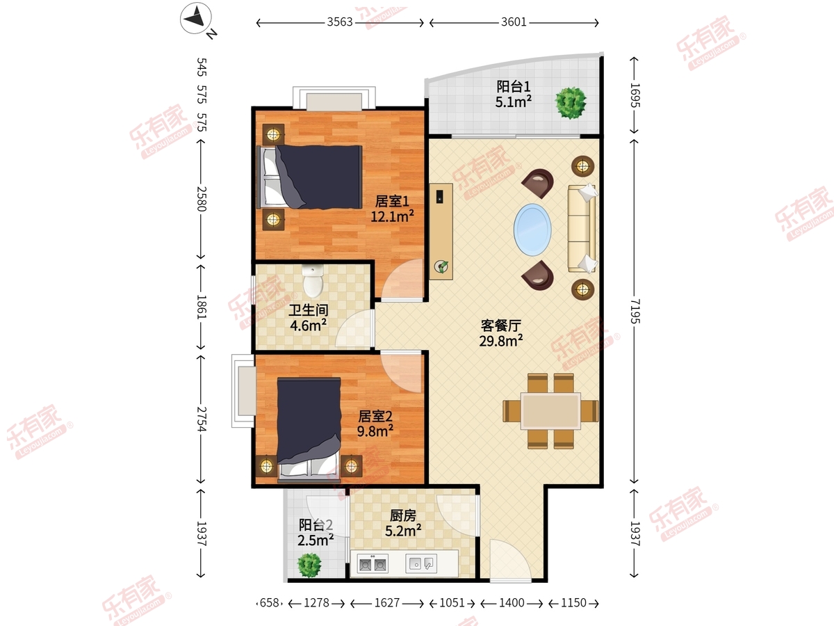 鸿昌花园户型图