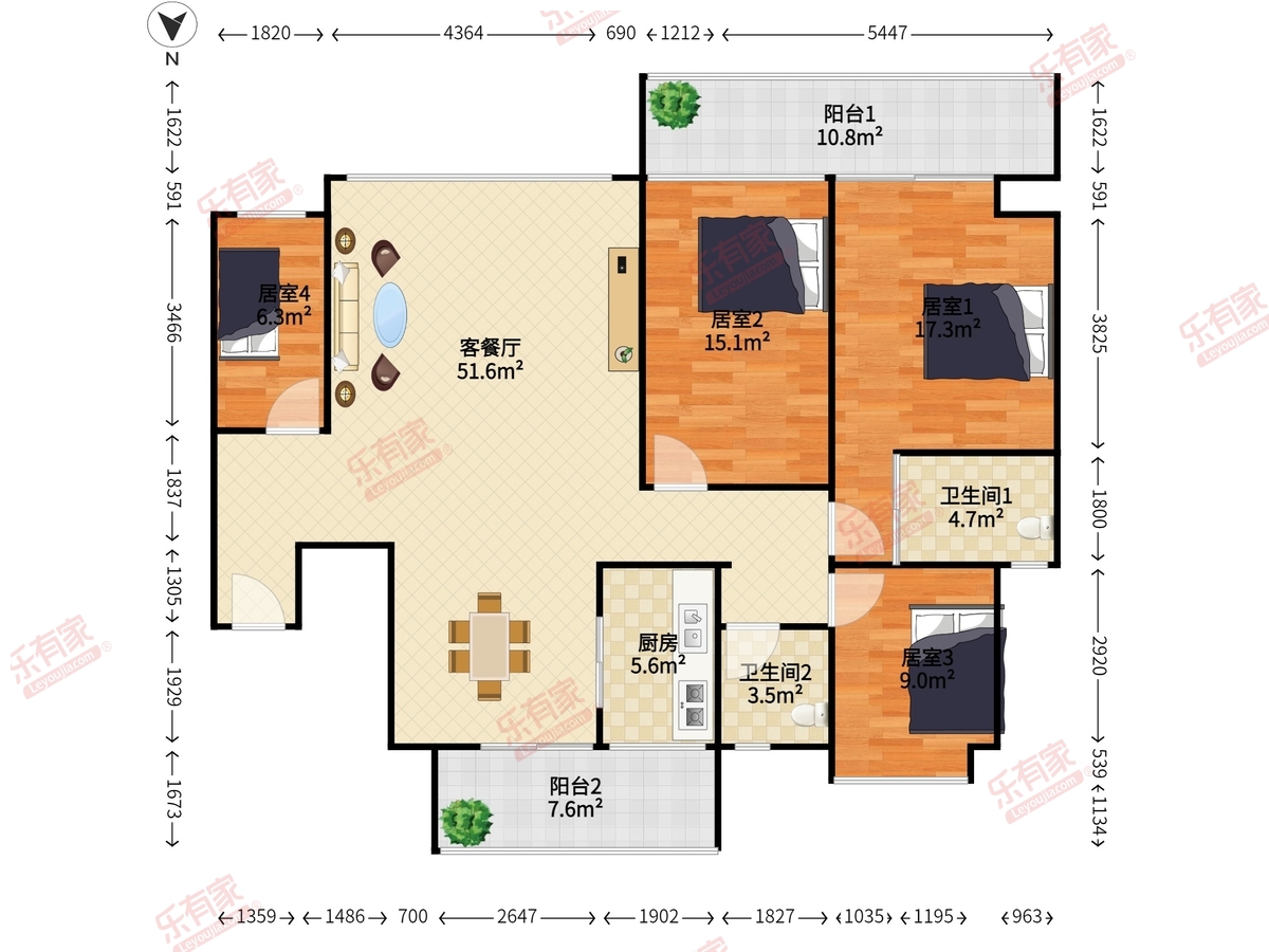 金成时代家园户型图