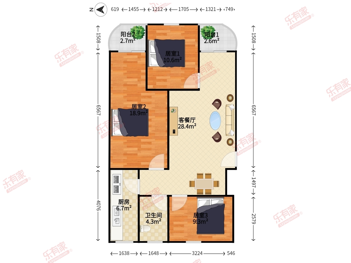 广福大厦高楼层朝南房源，采光极佳，带空中花园，周边商业综合体与大型公园，业主诚心出售。-深圳广福大厦二手房