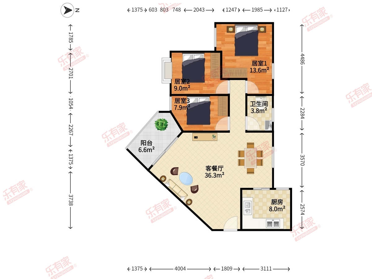 梅林一村十三区户型图