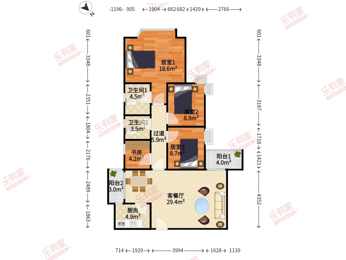 星河雅居户型图