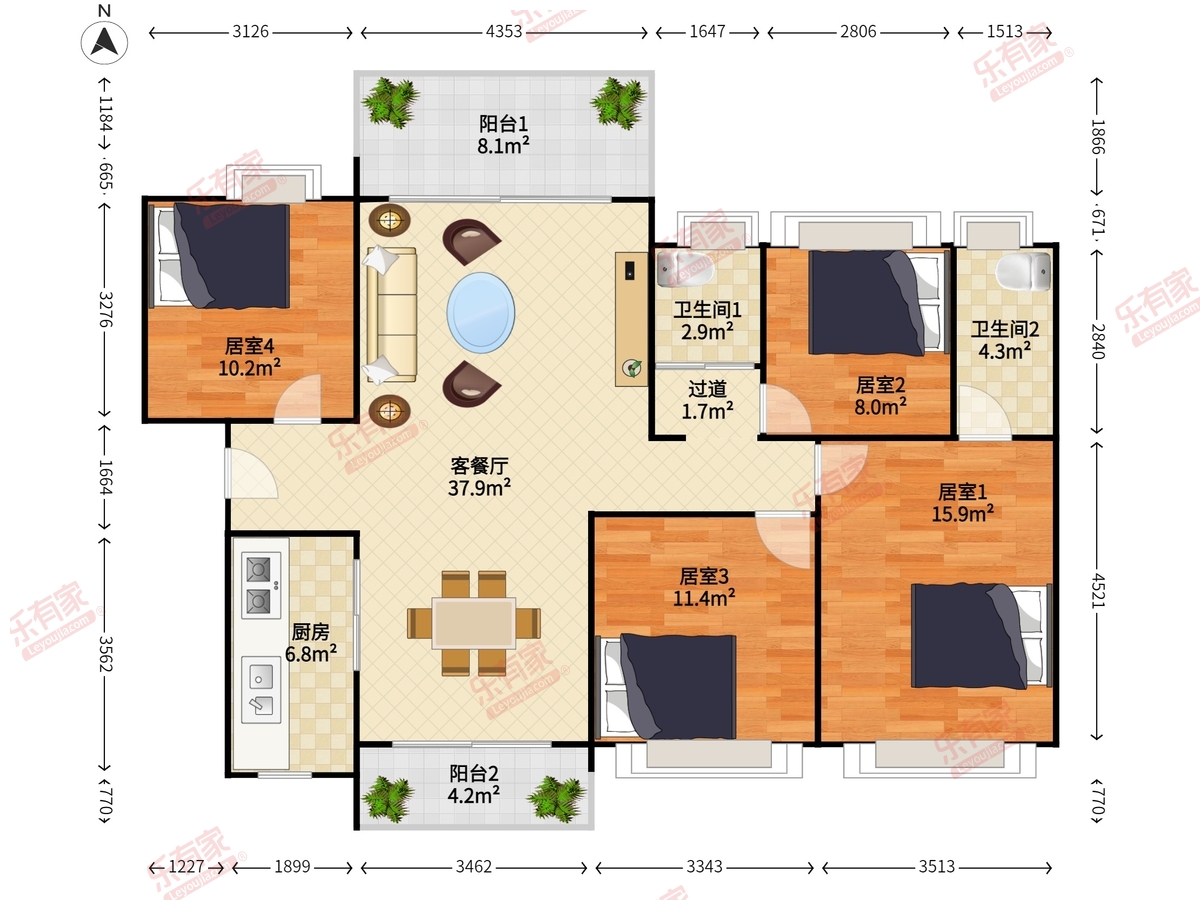 碧桂园翡翠山户型图