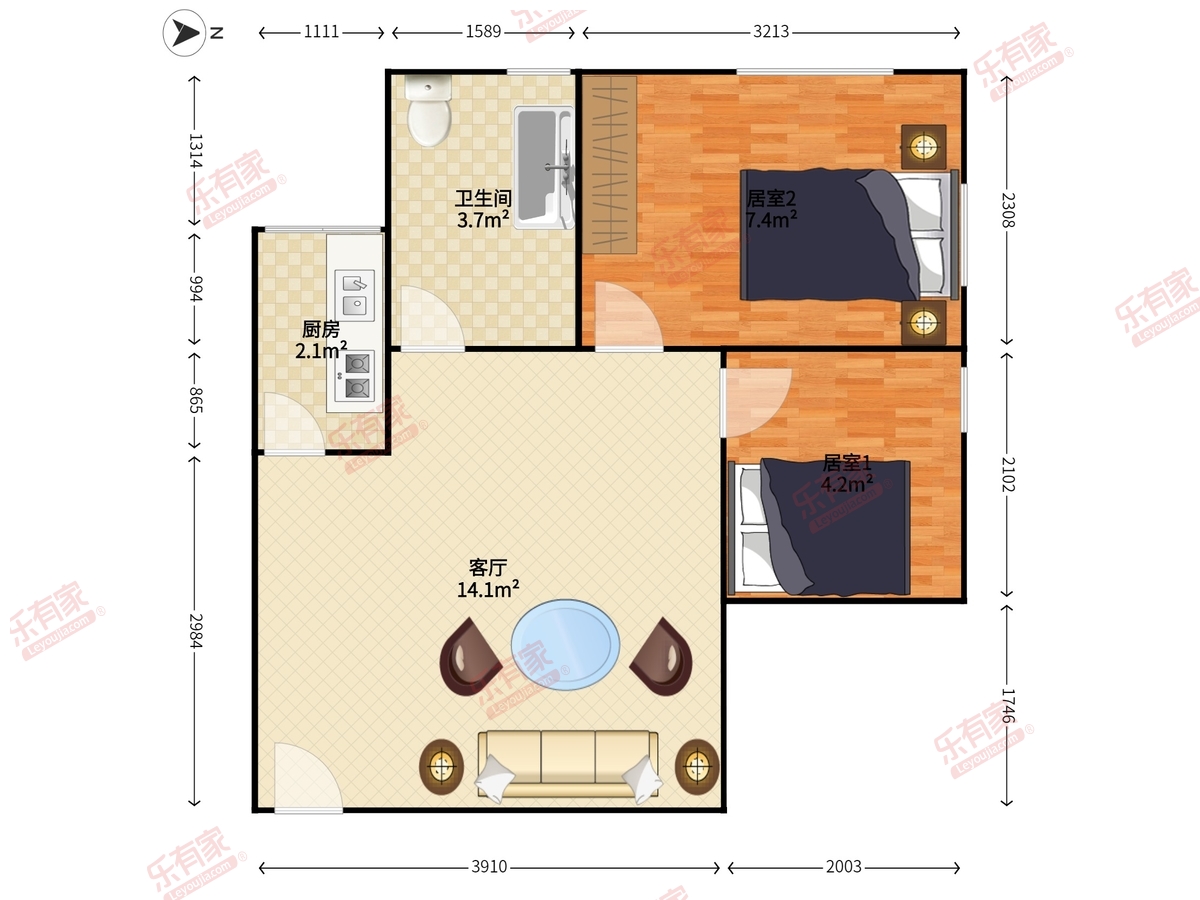 金城大厦户型图