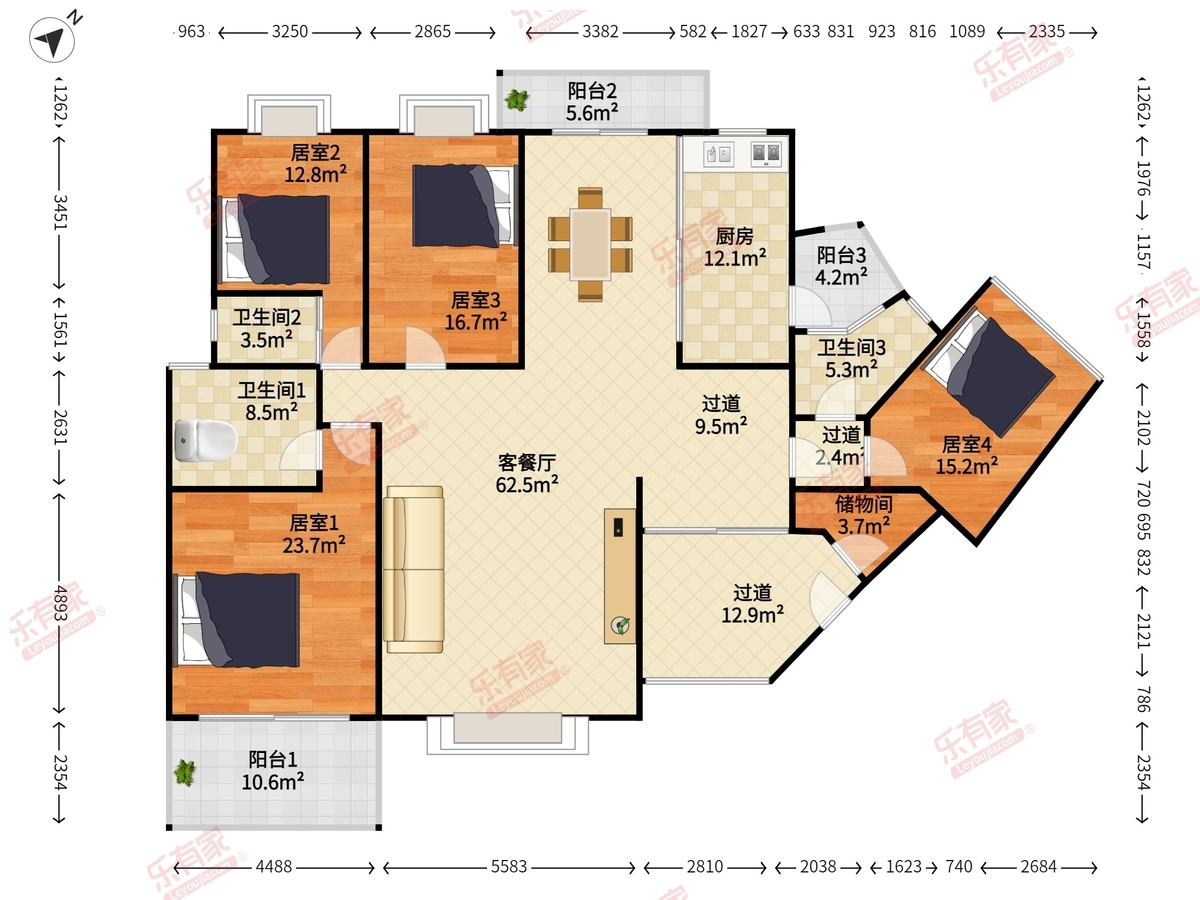 波托菲诺纯水岸四期户型图