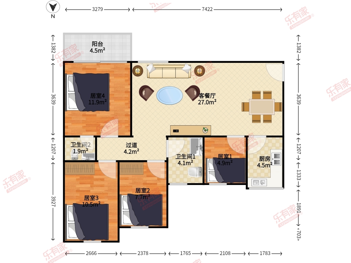 粤海新村户型图