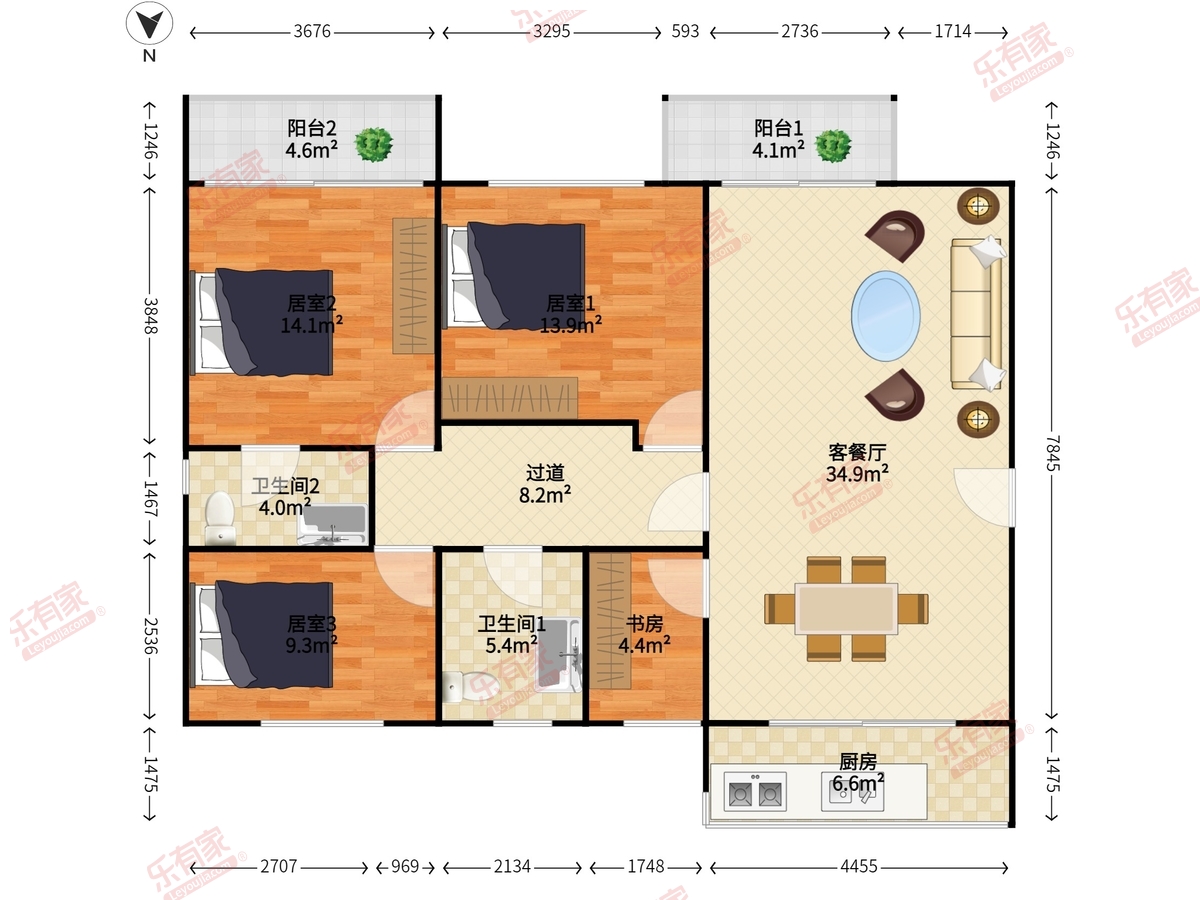 金湖花园A区户型图