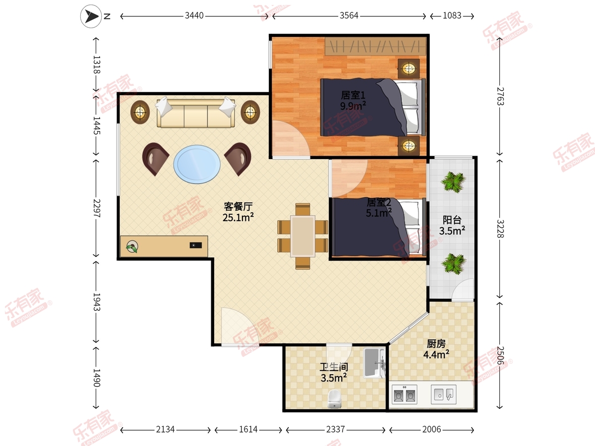 城市天地广场户型图