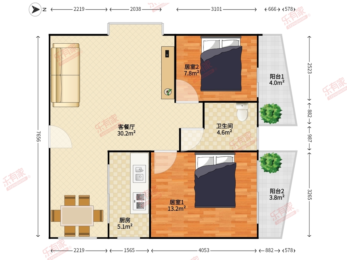 学林雅院户型图