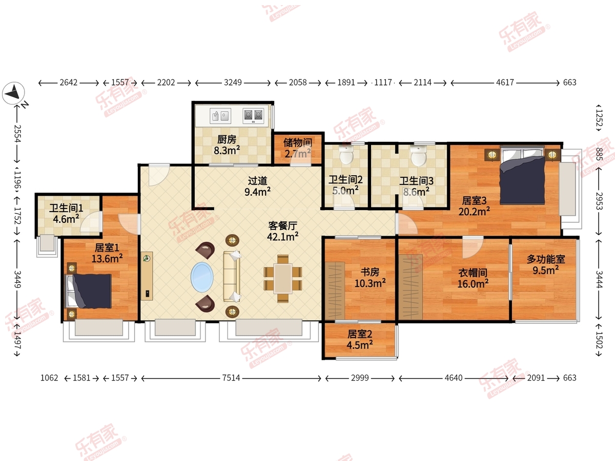 波托菲诺纯水岸十六期户型图