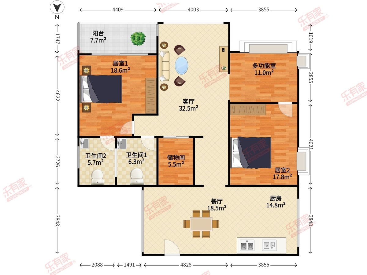 中信红树湾二期户型图