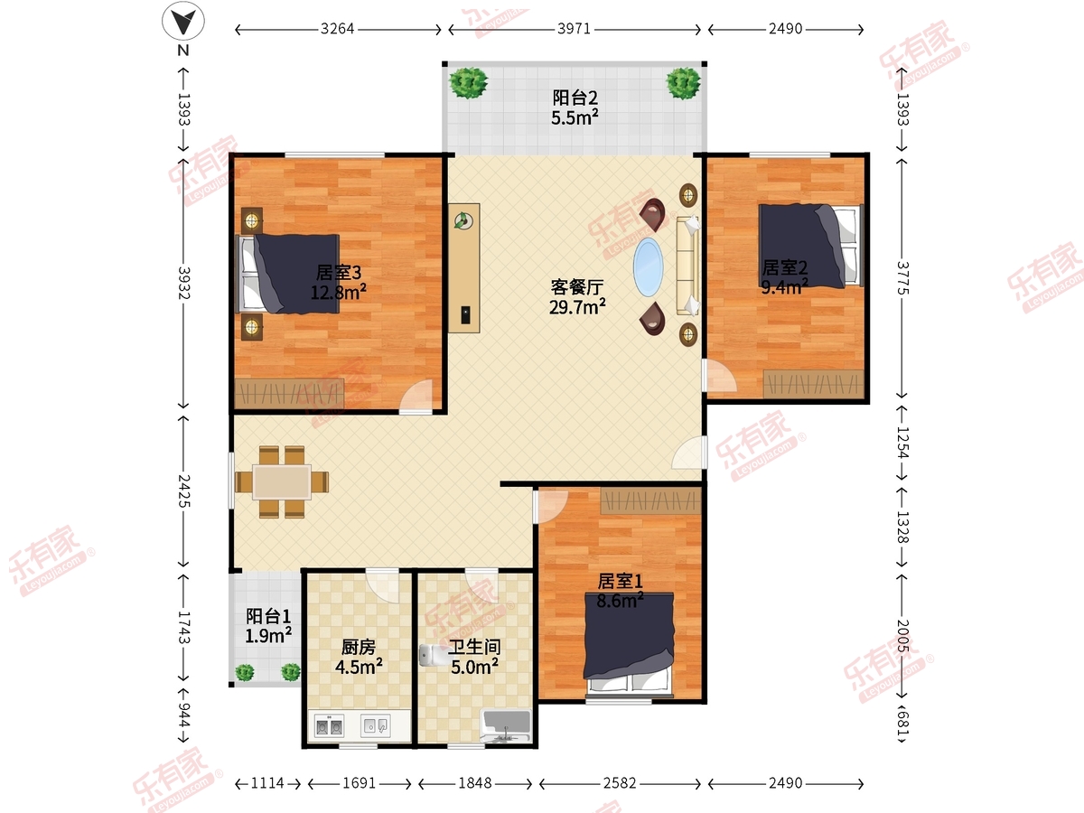 松泉山庄户型图