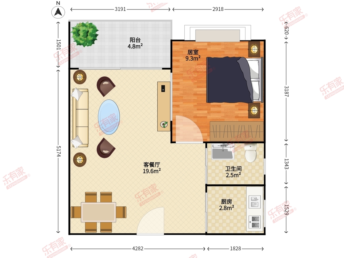 光彩新世纪家园户型图