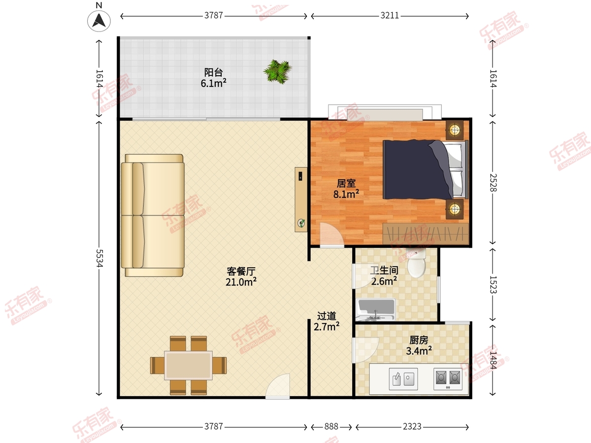 麒麟花园三期户型图