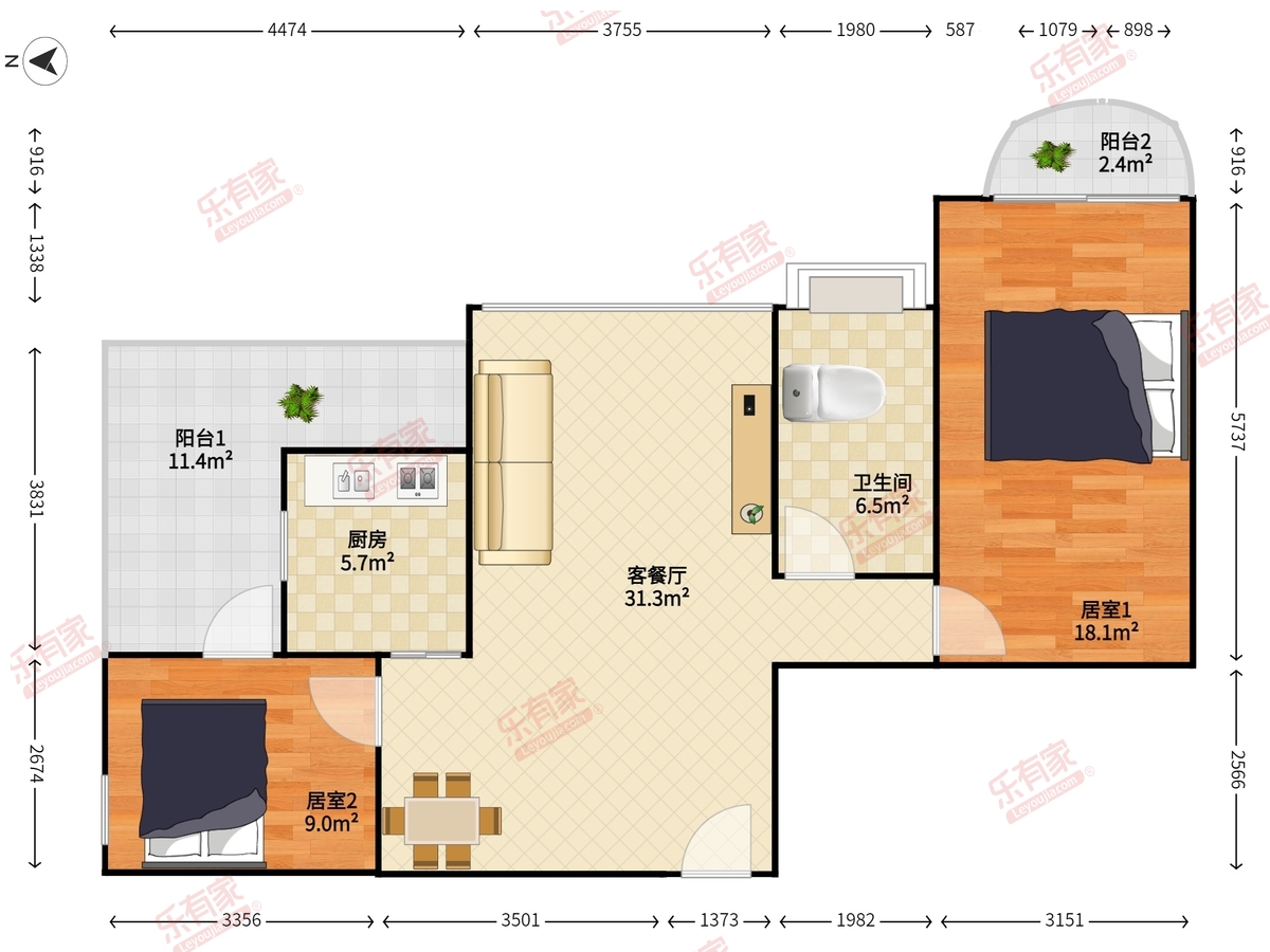 云顶翠峰三期户型图