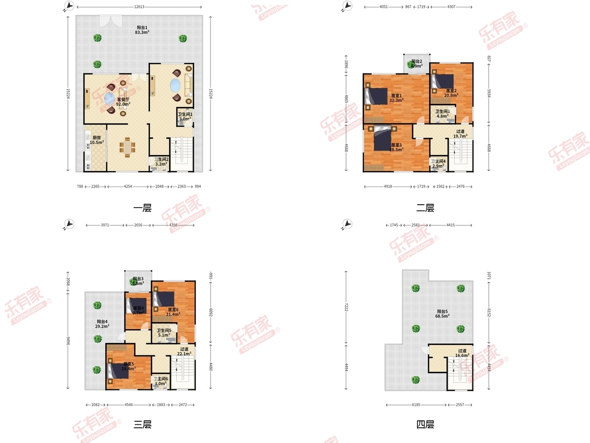 沙朗自建房户型图