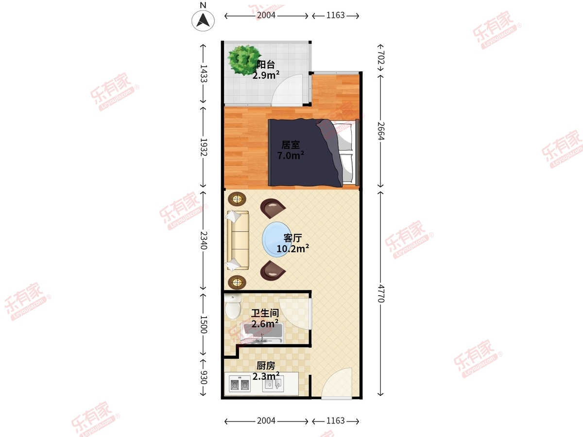 半山语林户型图