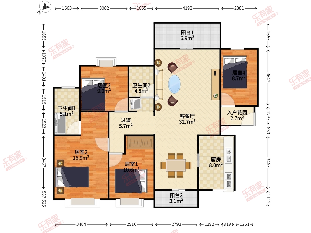 富丰君御户型图
