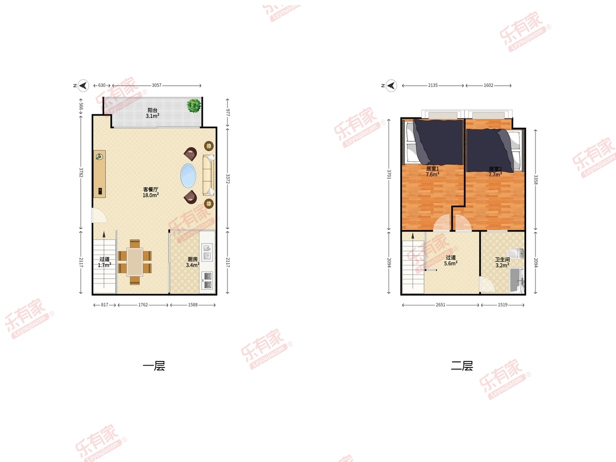 同创新作居户型图