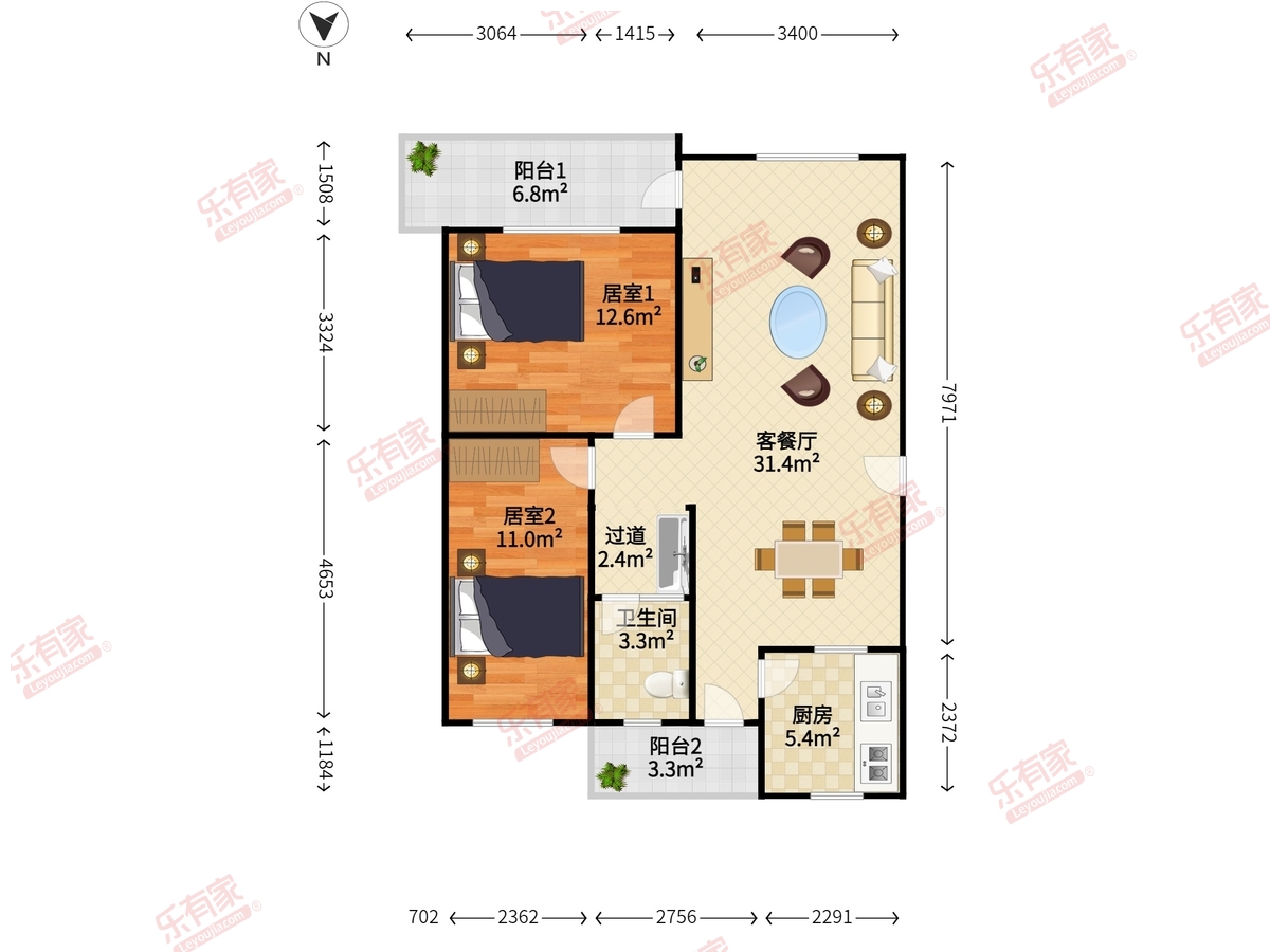 香蜜湖渡假村住宅楼户型图
