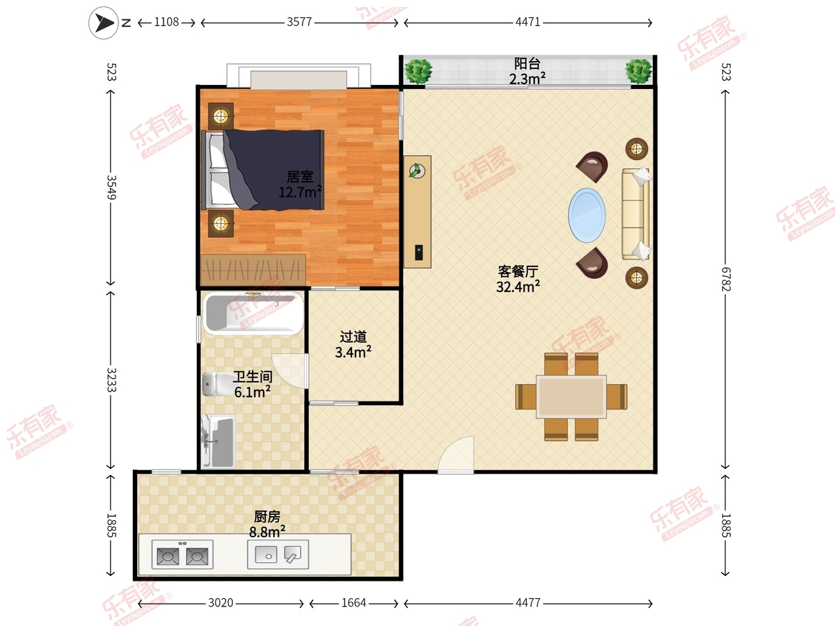 海上世界双玺花园三期户型图