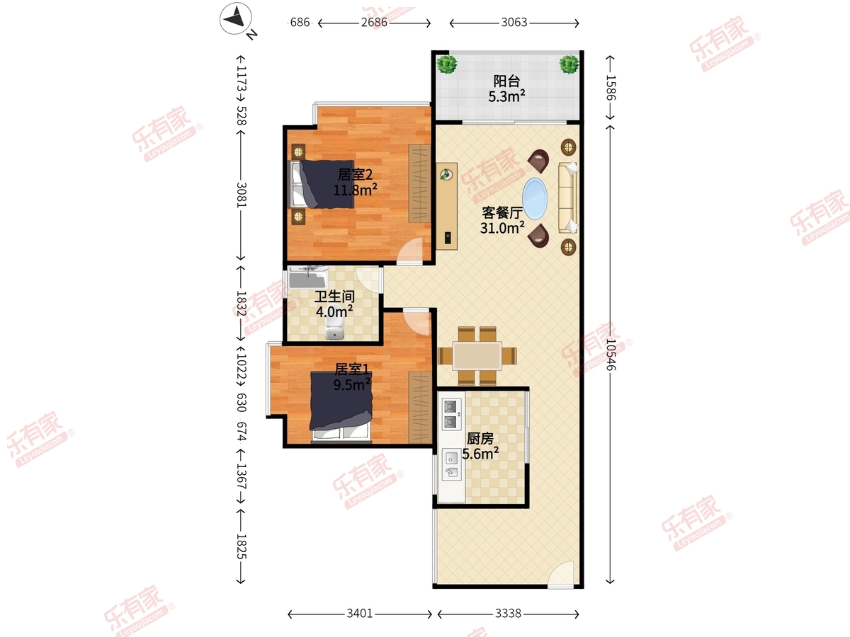 东鸿雅居户型图