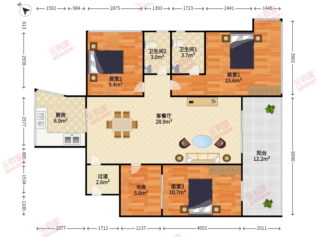 安业馨园峰度天下户型图