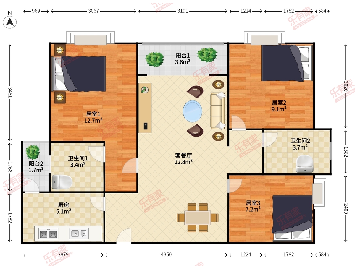 名苑星河湾花园户型图