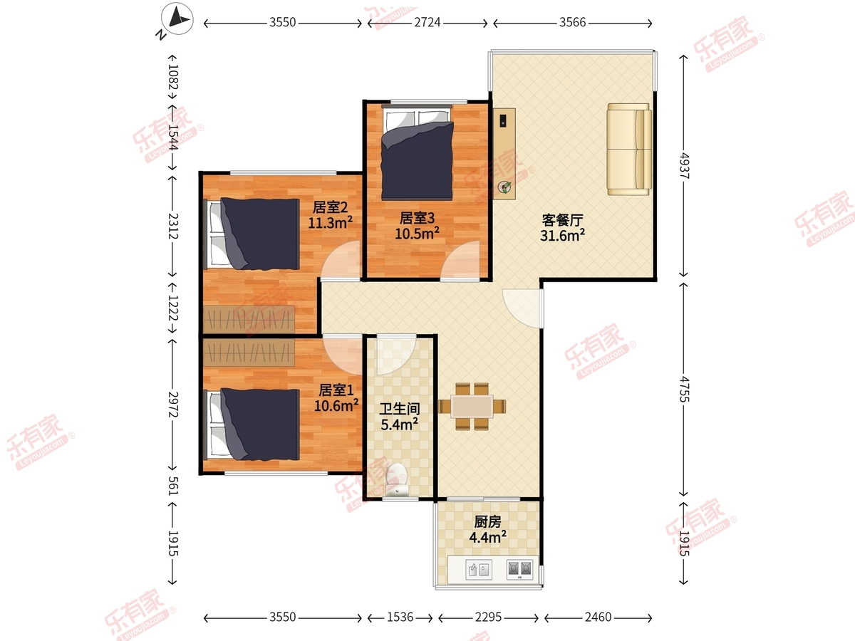 竹园小学住宅楼户型图