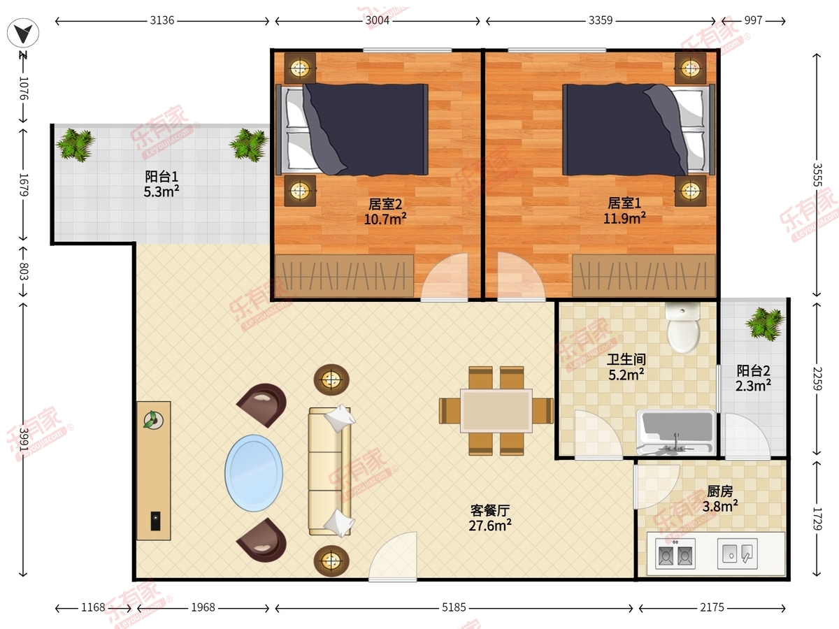 天源大厦户型图