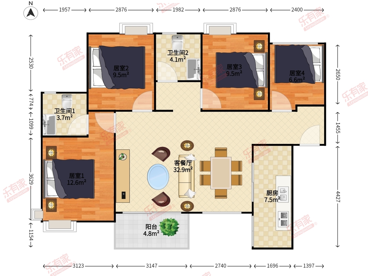 广州融创文旅城A3区户型图