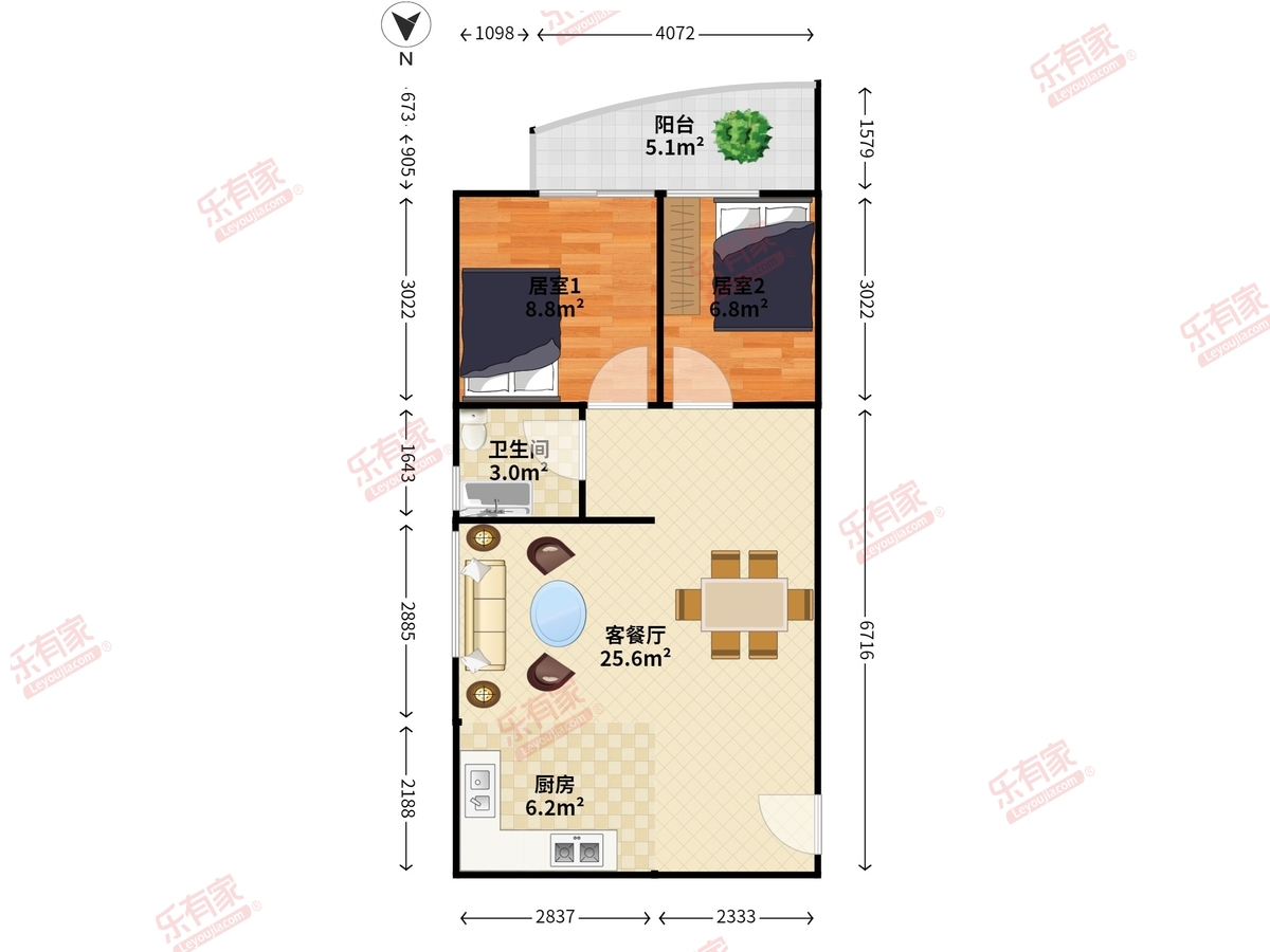 擎天华庭户型图