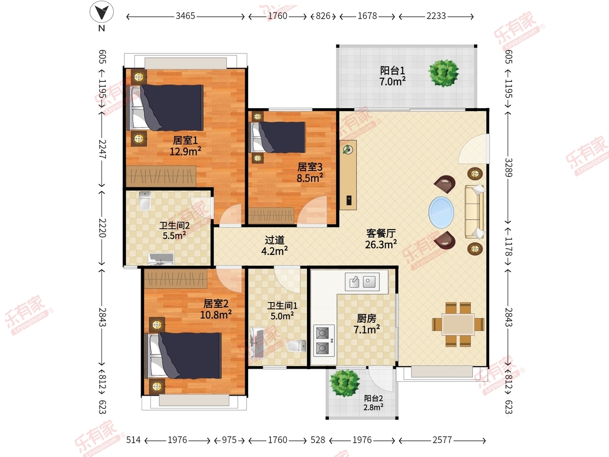 骏景湾品峰户型图