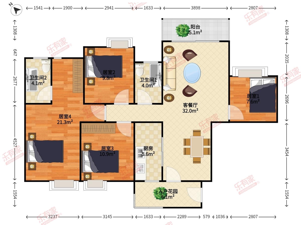 珠江四季悦城户型图