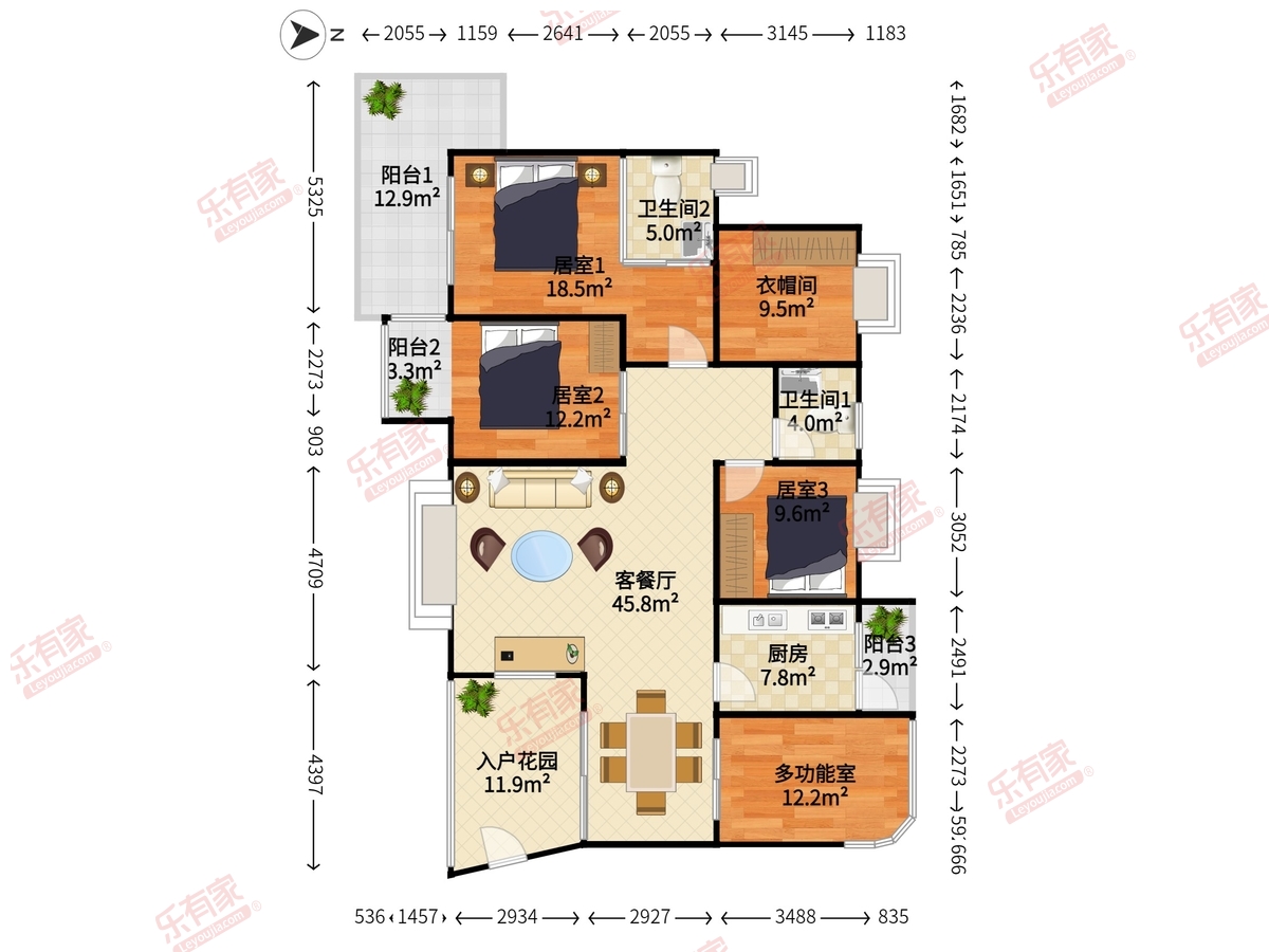 香山美树苑户型图