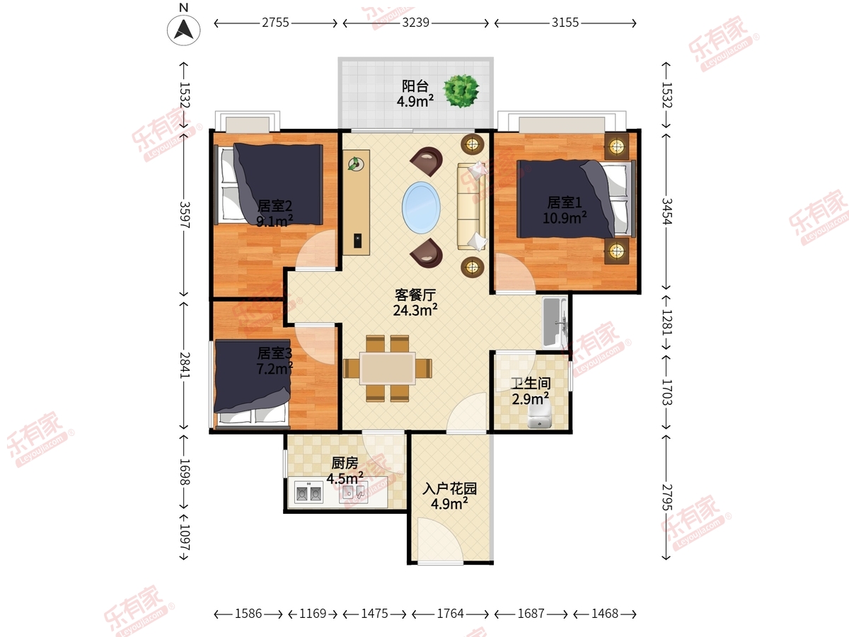 南沙阳光城悦然府户型图