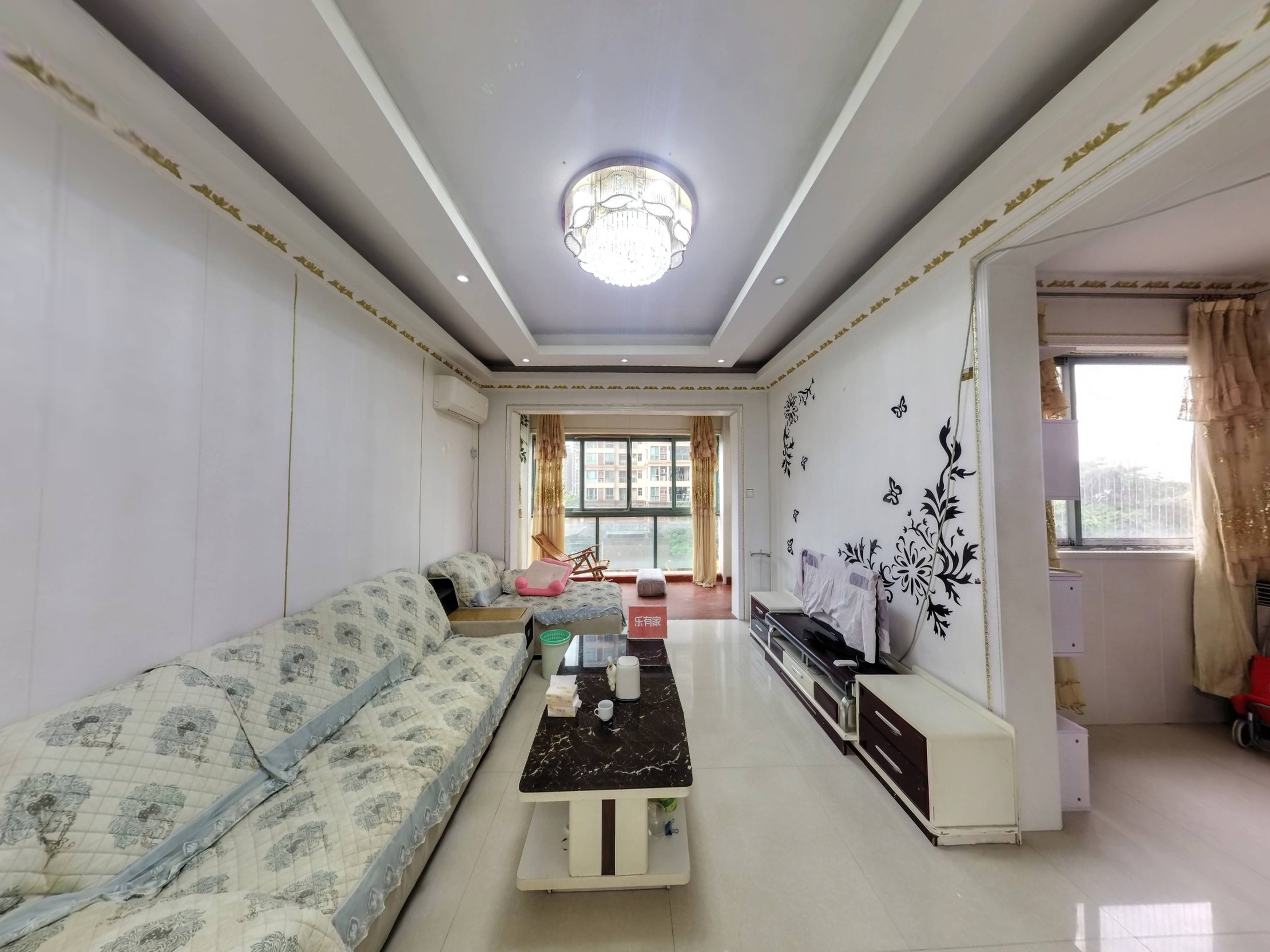 万城方正户型，朝南采光佳，车位充裕，带花园，重点学校旁，业主诚售，随时看房！-惠州万城二手房