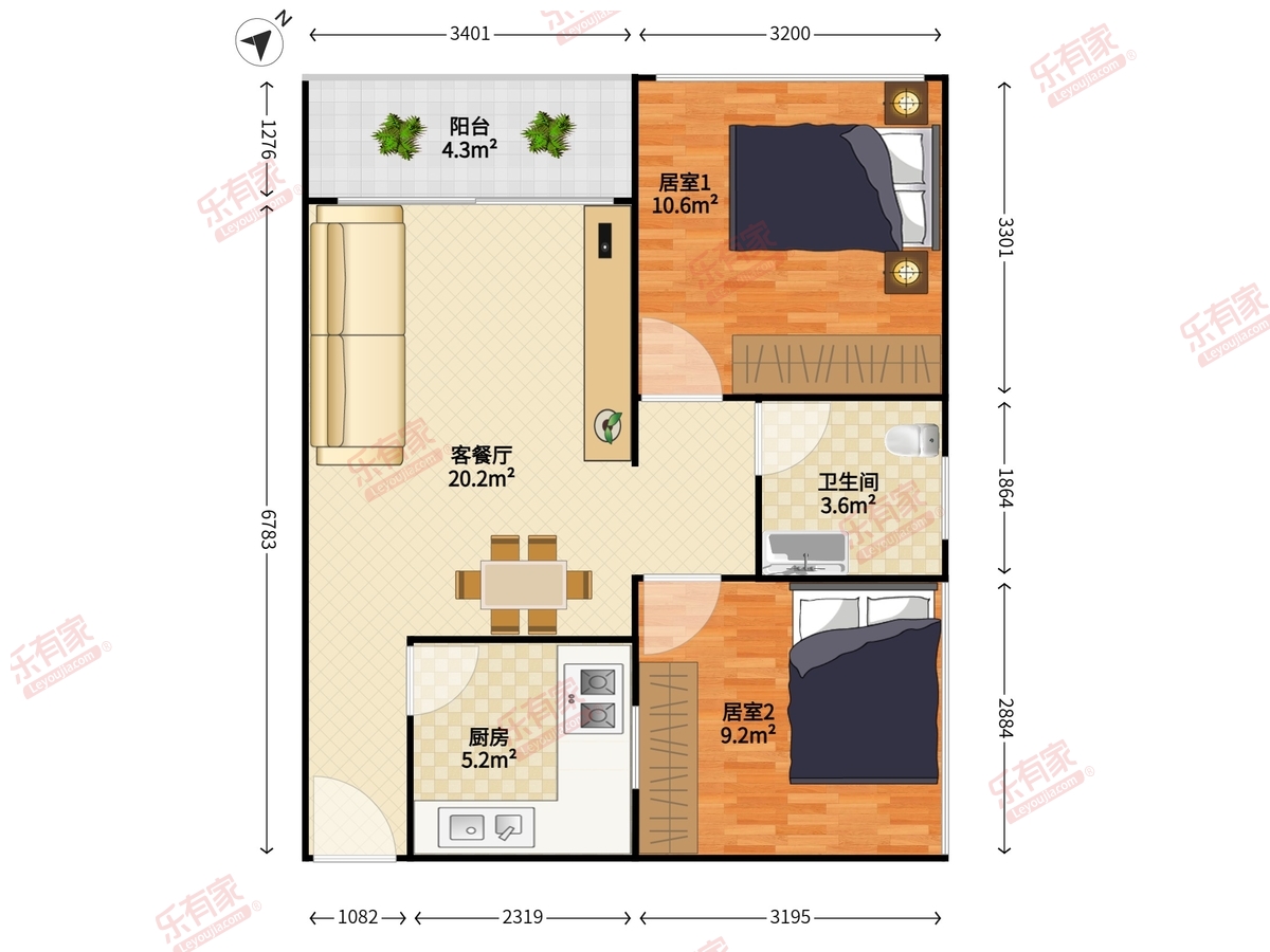 名居广场户型图