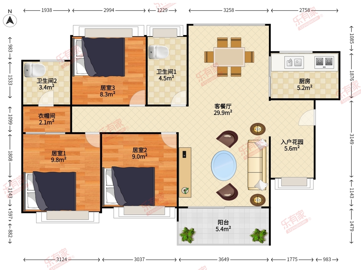 半岛一号11期户型图