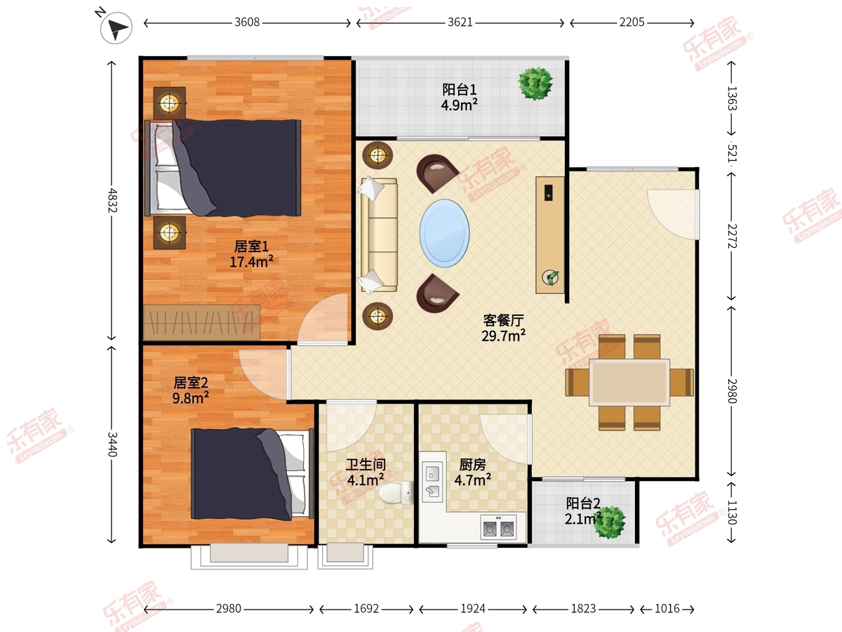 绿海名居户型图
