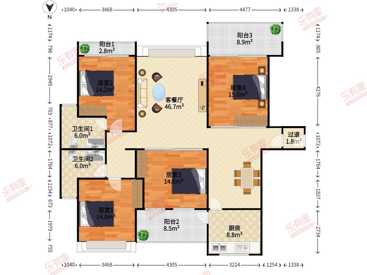 天骄华庭户型图