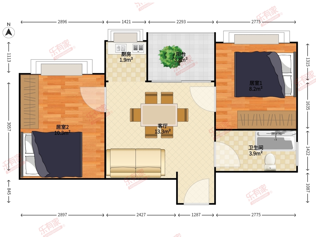 TCL雅馨居户型图