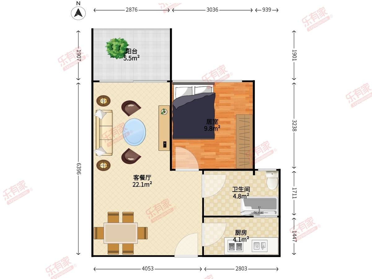 风格名苑户型图