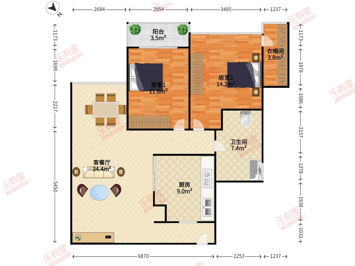 香格名苑户型图