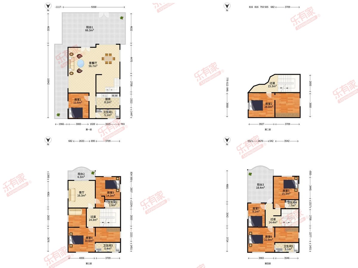 隆昌社区自建房户型图